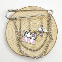 샤프트커플링 축커플링패션 금속 그리스어 메이플 리프 번호 soroority 설립 날짜 진주 브로치 여학생 클럽, 04 1pc Maple leaf 2