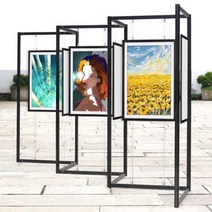 작품전시대 박물관가벽 미술관 전시파티션 철제프레임, 100x250cm 1프레임