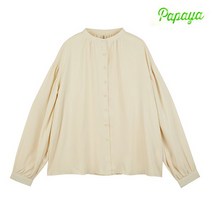 파파야 PAPAYA 차이나 반넥 블라우스 PNKRBL011A