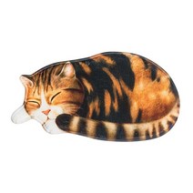 동물 현관 카페트 러그 3d 고양이 모양 주방 목욕 입구 부드러운 문 매트 귀여운 새끼, 2dd-48122-09, 66x125cm