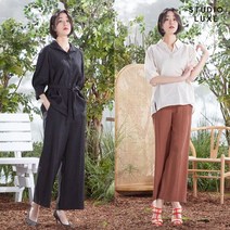 런칭가 89 900원)스튜디오럭스 썸머 셋업 4종(재킷+블라우스+팬츠2)