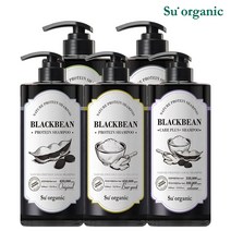 [KT알파쇼핑]수오가닉 블랙빈 단백질 샴푸 1000ml 5종 택1, 블랙빈 케어플러스 비듬샴푸 1000ml
