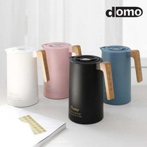 도모 헤리티지 보온보냉 주전자 1L 이중 진공단열 물병, 화이트