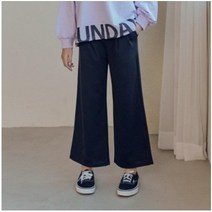 주니어 여아 와이드핏 통바지 봄 가을 데일리 바지 초등학생 고학년 겨울 밍크퍼