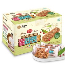 호정가 꿀라면과자 (48개입) / 달콤하고 바삭한 대용량 라면땅과자, 960g, 1개