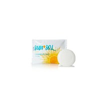 Sun Sol 벌크 럭셔리 클렌징 바 따뜻한 코코넛 및 바닐라 향 플리츠 랩 여행용 사이즈 세면 용품 미니 호텔 어니티 25.5g0.9온스 500팩 USA 미국, 100 Pack