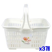 TXO860885구멍뚫린 핸디 목욕바구니 스파가방 욕실바구니 x3개, 1