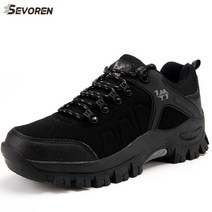 SEVOREN 커플등산화 방수 방한 미끄럼 방지 캐주얼 운동화 가볍고세련된 안전화