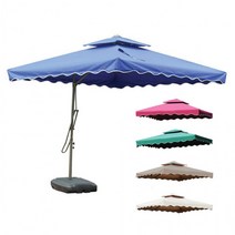 ¶⊙핫딜_A+ 사각 야외용 옥상 카페 특대형 편의점 그늘막 정원 홀딩파라솔 (xv♩j!), Always™ 사각폴딩파라솔_와인_AW™