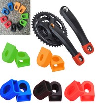 크랭크보호대 자전거 MTB 보호 커버 암 부품 프로텍터, 그린GD06601