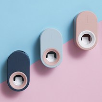 뉴몰 ABS플라스틱 자동 치약짜개 걸이 치약디스펜서 쭉쭉짜개 튜브링거, 핑크