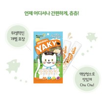 시니어 고양이 소화가 잘되는 연어 츄르 간식 영양식, 1개