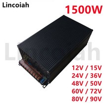 2023산업용 DC 직류 12V 3V 50V 90v 전원 장치 AC 교류 DC 직류 PU 소스, 04 24V_01 1500W_01 110V