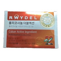 레이델 김명민 폴리코사놀 더블액션 정품 쿠바산 폴리코사놀 2중기능성 30정, (28정*6박스)