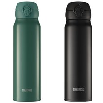 일본 써모스 원터치텀블러 750ml 써모스보온병 써모스텀블러 보온물통 써모스보냉병, 텐더블랙