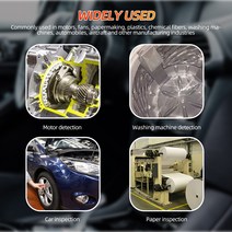 타코메타 타코미터 디지털 레이저 LCD RPM 테스트 소형 엔진 모터 속도 게이지 비접촉 팬 배터리 없음, 한개옵션0