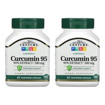 21세기센트리 커큐민 95 500mg 베지테리안 캡슐, 45개입, 2개