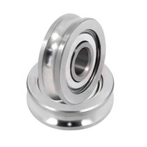 3d프린터출력 대형3d프린터 3d프린터기 메가 3pcs 2pcs 1pc u 그루브 베어링 u604zz 4x13x4mm 휠 3d 프린터 들러 벨트 풀리 가이드 레일 604uu, 2개
