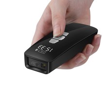 스캐너 리더기 바코드 인식 기 스캔 미니 블루투스무선USB 유선 3 in 1 LCD 화면 1D2D QR 코드 시스템