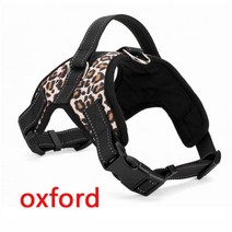 애완 동물 제품 대형 개 하네스 small k9 빛나는 led 칼라 강아지 리드 애완 동물 조끼 개 리드 액세서리 치와와 dropship, 레오파드 옥스포드, m, 협력사