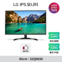 LG 32QN650 32인치 QHD IPS HDR 사무용 가정용 컴퓨터 PC 모니터, 무료 택배배송