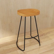 카페용 라운지용 바테이블 의자 기본 원목 아일랜드, 높이 45CM