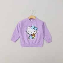 S/S 콩베베 키티 반전스팽글 맨투맨 봄데일리 공주티셔츠BT01