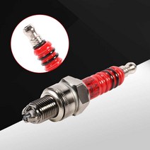 High Performance Unipolar Spark Plug for Scooter ATV Quads GY6 50cc, 한개옵션0