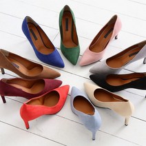 슈니슈 [국내제작 365일진행] 두베 스틸레토 뾰족 펌프스하이힐 7cm 10colors