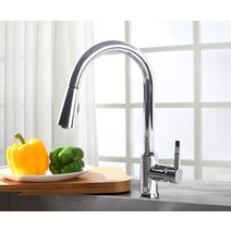 kohler 콜러 풀다운 주방 수전 주방 싱크 싱크, K-21366T-4-CP 좁은 핸