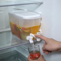 탄산음료디스펜서 3 5l 냉장고 차가운 주전자 탭 레모네이드 병 drinkware 냄비, 없음