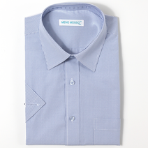 포시즌셔츠 1073 체크 남자 반팔셔츠 일반핏 면혼방 깔금한 셔츠 단체복 유니폼 빅사이즈 드레스셔츠