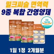 복합 밀크씨슬 멀티 비타민 항산화제 고함량 간에 좋은 영양제 지방간 만성피로 밀크씨유 낮추는 피곤해요 치료 해독제 리버 간장 먹는 미니 작은 알 약 밀크시슬 황달 아침피로 수치