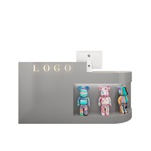 카페 계산대 스테인리스 데스크 미용식 의류매장, 매트 실버 스테인리스 80x60x100cm