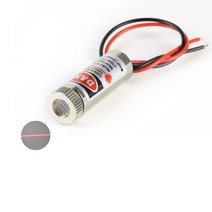2Pcs 12mm/5mw 레드 라인 레이저 모듈 포인트 스폿 크기 조정 가능한 레이저 방출 헤드 스캐너 3D 프린터, 01 Line