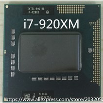 CPU 컴퓨터씨피유인텔 코어 i7 920XM 프로세서 익스트림 에디션 8M 2.00-3.20 GHz 노트북 CPU SLBLW I7, 한개옵션0