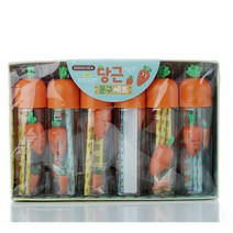 스위트데이 당근 문구 세트, 혼합색상, 24세트