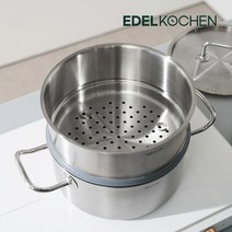 에델코첸 스텐 찜기 3종 모음, 스텐 찜기 24cm (뚜껑 미포함)
