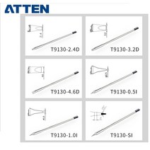 인두기 불도장 납땜 ATTEN ST-1509 9150 Y9130 특수 납땜 인두 헤드 시리즈 통합 가열 코어 전기 용접, 10 T9130-0.3SI