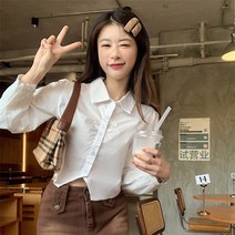 블링앤수 유니크 스타일 여성 슬림핏 일반카라 셔츠 KZZ110