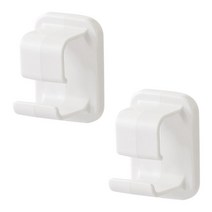 어가네닷컴 3M접착식 세수 대야걸이 거치대 다용도 홀더, 심플 거치대-2개