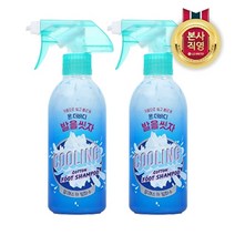 LG생활건강 온더바디 코튼풋 발을씻자 풋샴푸 쿨링 385ml x 2개
