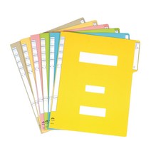 정부화일 정부문서파일 칼라정부화일 종이화일 A4 F330 10매/팩, 노랑