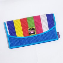 한국 전통 조아매듭 색동 누비 2단 장지갑 부모님 외국인 선물 가벼운지갑