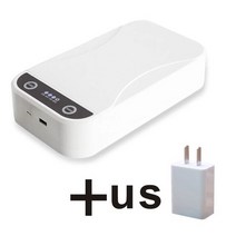 스마트폰살균기 핸드폰살균기 휴대폰살균기 mobile phone sterlizer uv sterlizer box usb 휴대용 uvc 빛 소독 청소기 마스크 살균기 보석 살균기, 상자 우리 충전기