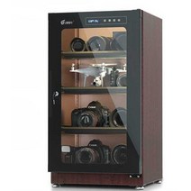 카메라 보관함 렌즈 진열장 수납장 제습함 미러리스, (100L)-(터치스크린)-(클래식 블랙)