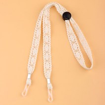 레이스밀짚모자 벙거지 끈 스트랩 바람막이 탈착 조절가능 왕골모자 썬캡 썬바이져 위 의 있음 2895077263