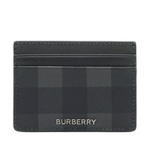 Burberry [명품]버버리 차콜 체크레더카드 8054821 MS SANDON