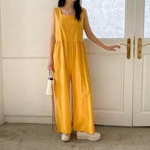 다잇템 여자 비치룩 잔주름 방콕룩 점프수트 (9746666)
