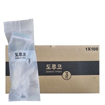 도루코 터치3 TP901-1P 비닐포장 일회용 면도기, 200개